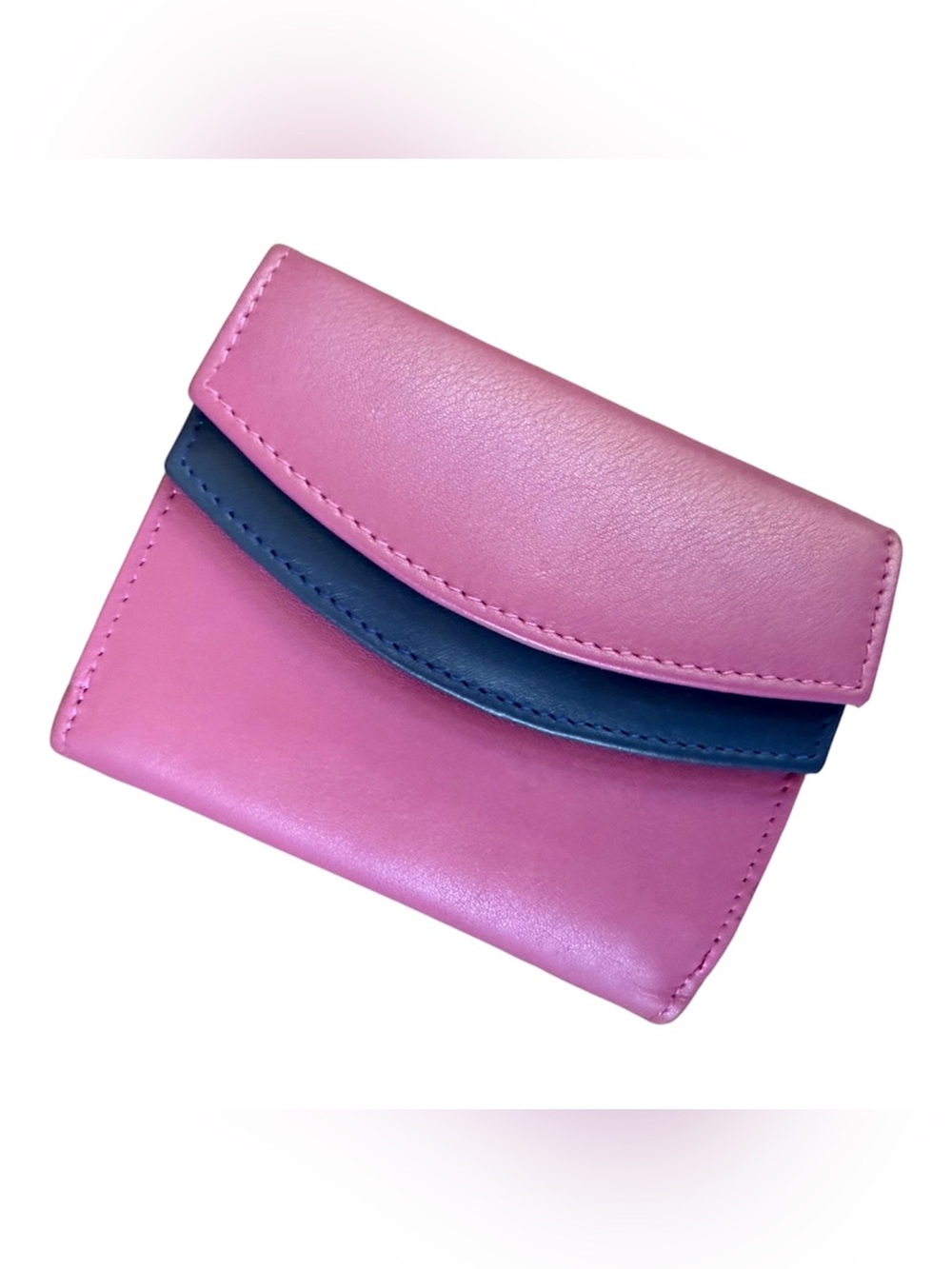 Figus Designer Milano Double Flap Italian Leather Wallet